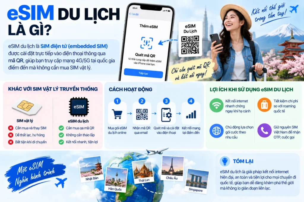 eSIM du lịch là gì